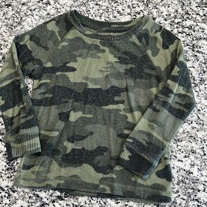 Boys 2T camo sweater